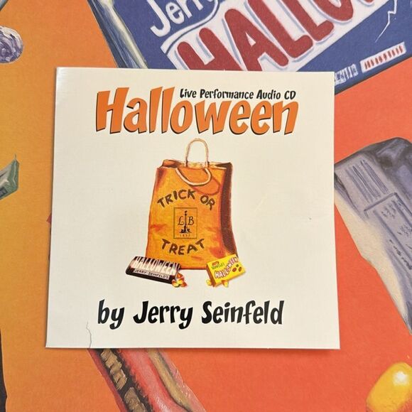 Jerry Seinfeld Halloween Hardcover Book. With CD with Jerry reading the book. - Picture 4 of 5